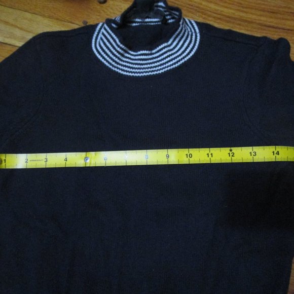 French Connection Women's Alexa Ruffle Trim Sweater Blue XS EUC - Picture 3 of 9